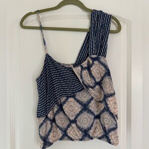 Free People Indigo Call on Me tank
